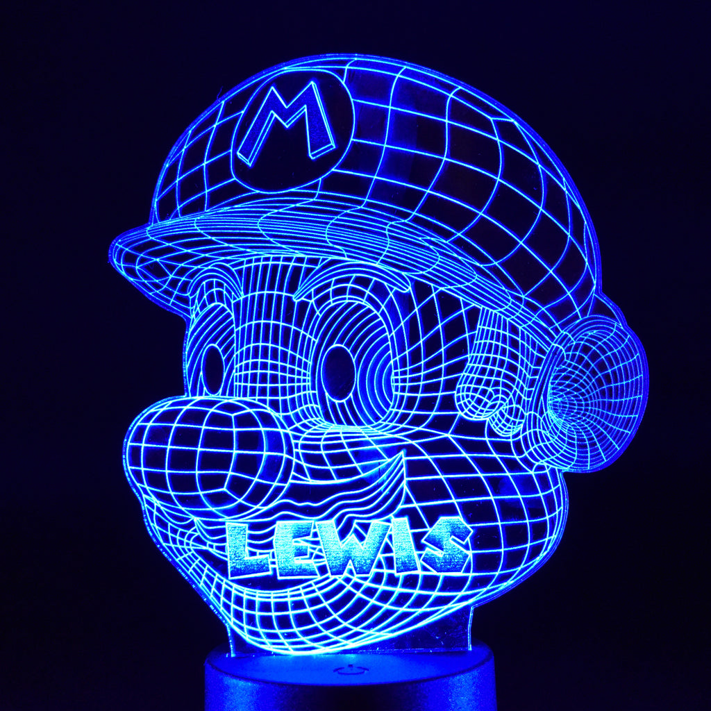 Mario Head Night Light