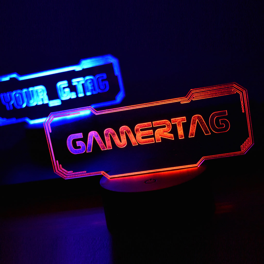 Gamertag Dashboard Style Streamer Light