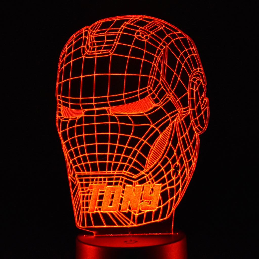 Iron Man Helmet Night Light